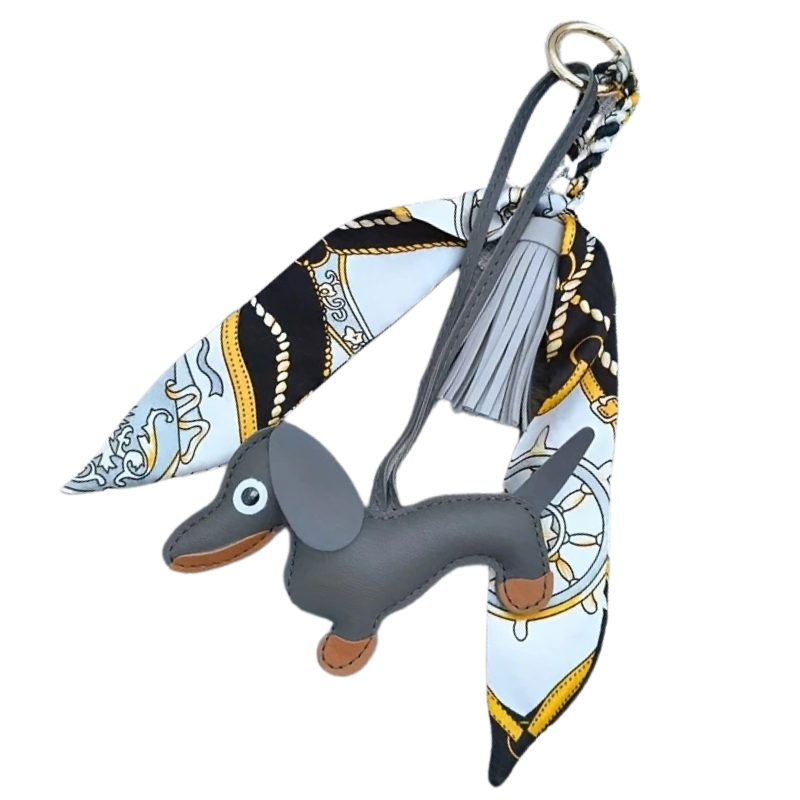 Lederdackelanhänger de luxe