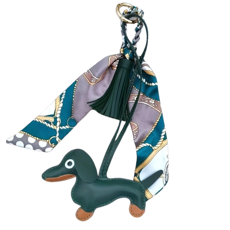 Lederdackelanhänger de luxe