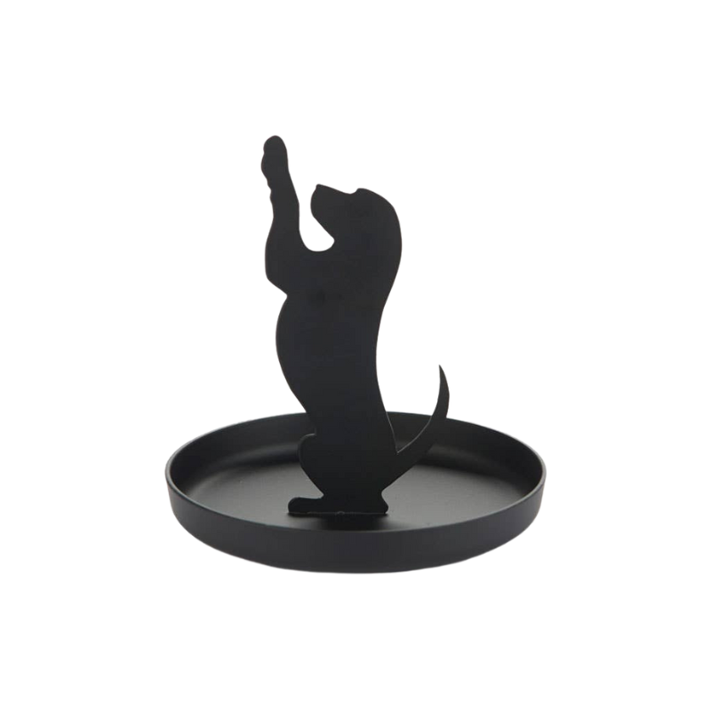 Ringhalter, schwarz, Metall