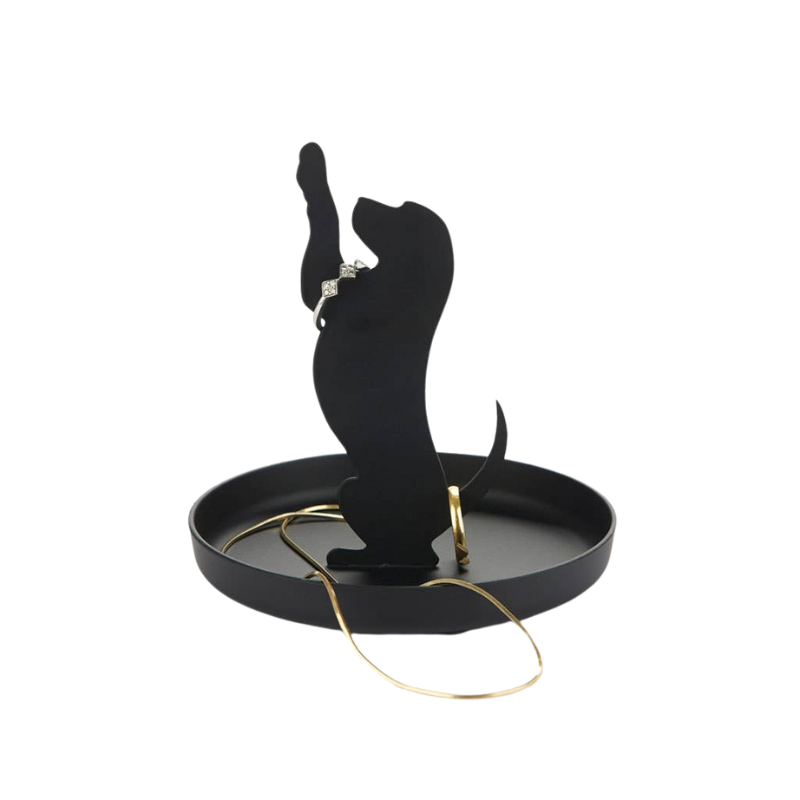 Ringhalter, schwarz, Metall