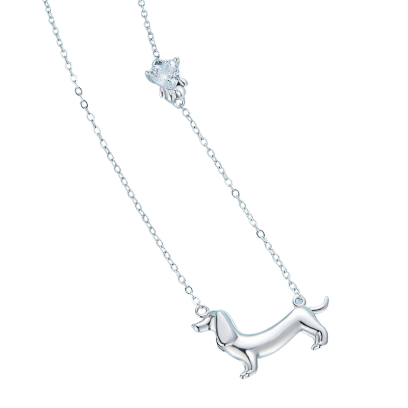 Dackelkette Sterling Silber