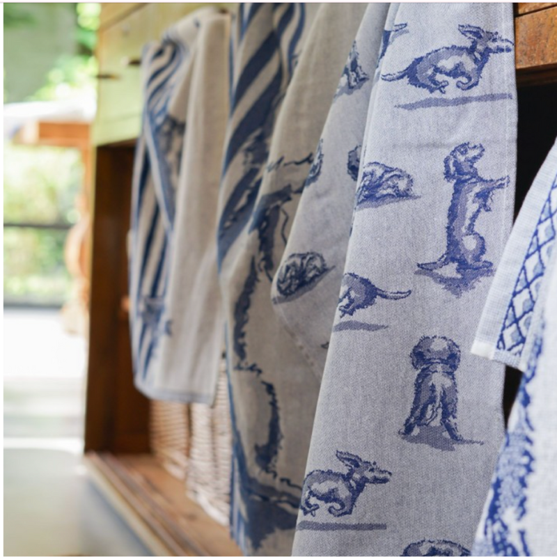 Geschirrtuch Dackel Nhaan Streifen