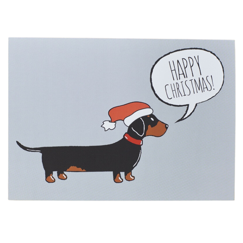 Klappkarte "Happy Christmas"