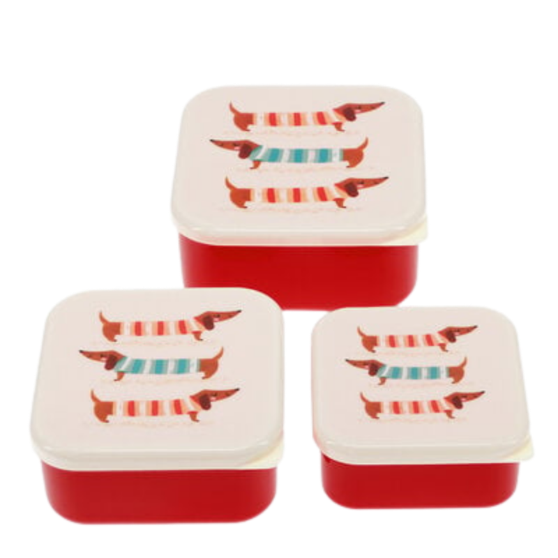 3er Set Snackbox, Lunchbox, Brotdose