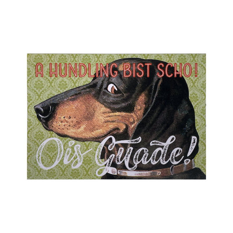 Klappkarte "Ois Guade"