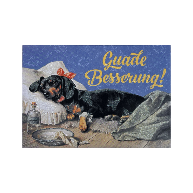 Klappkarte "Guade Besserung"