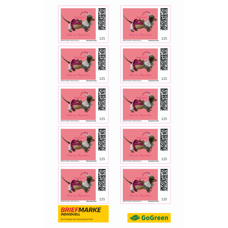 Dackelbriefmarken exklusiv fürs Dackelmuseum