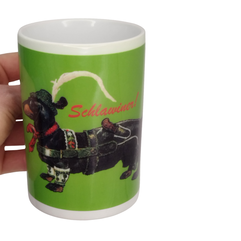 Henkeltasse "Schlawiner"