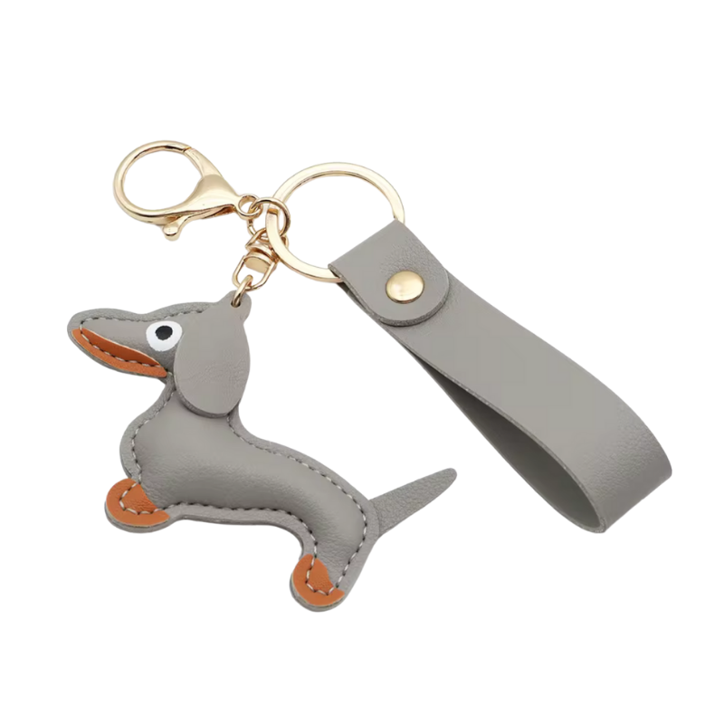 Schlüsselanhänger mit Lederband