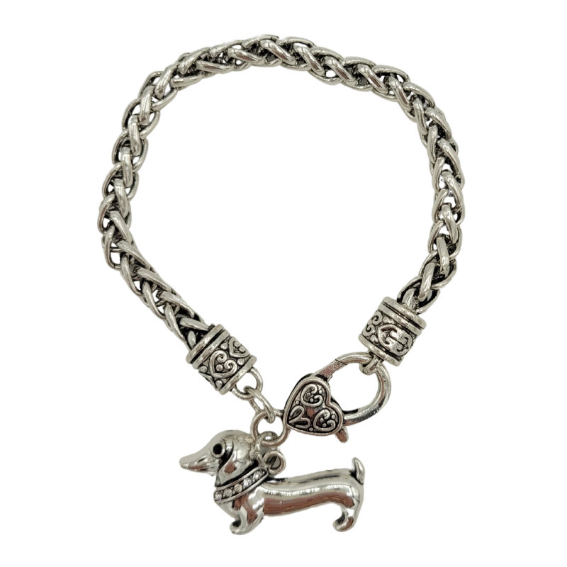 Armband Silber mit Dackel