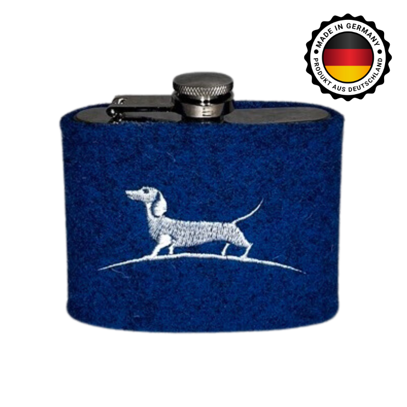 Flachmann mit Filzüberzug klein
