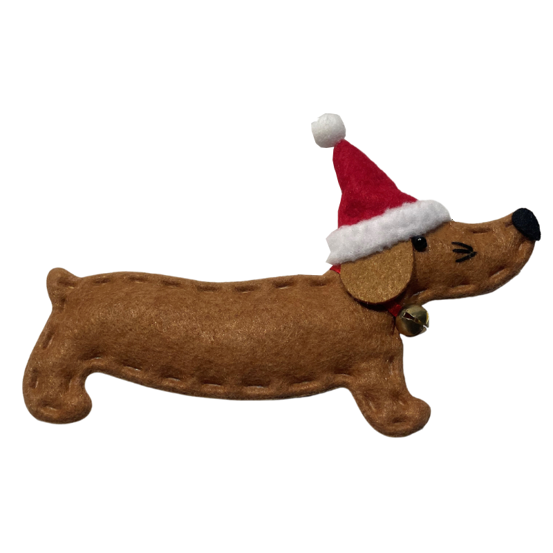 Weihnachtsanhänger aus Filz