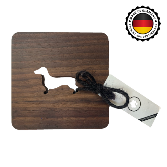 Glasuntersetzer aus Holz 2 tlg.
