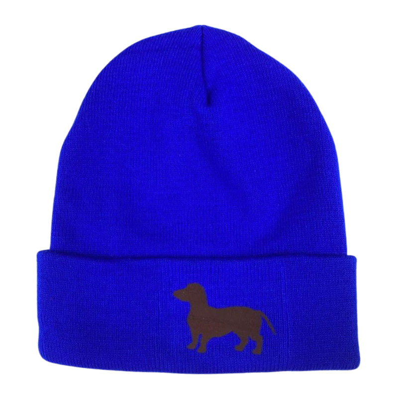 Strickmütze mit Logodruck