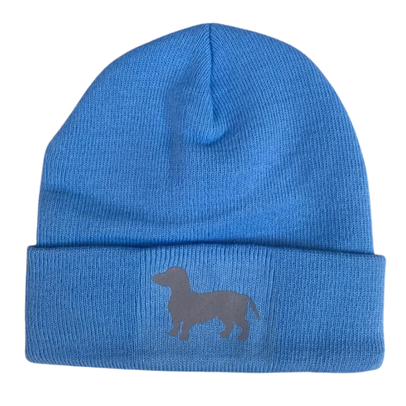 Strickmütze mit Logodruck