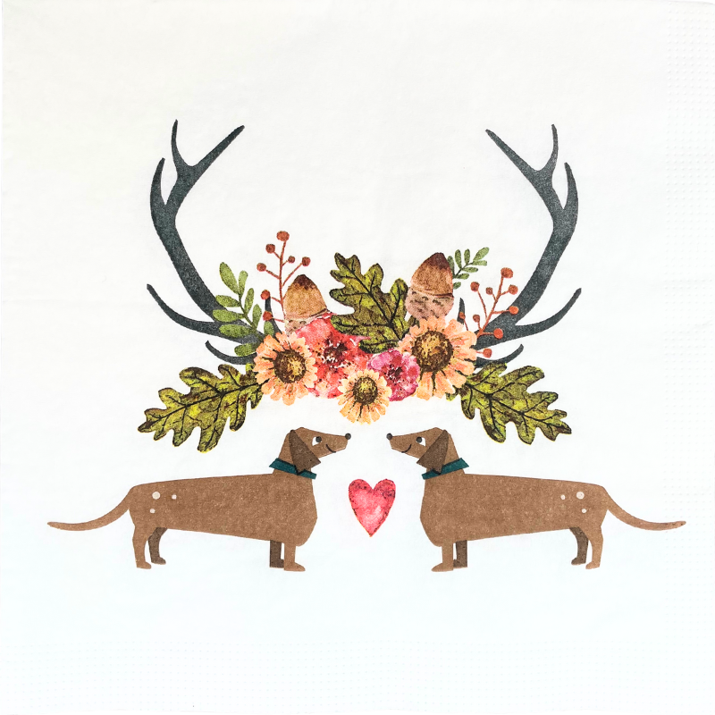 Servietten "Waltraud und Walter"