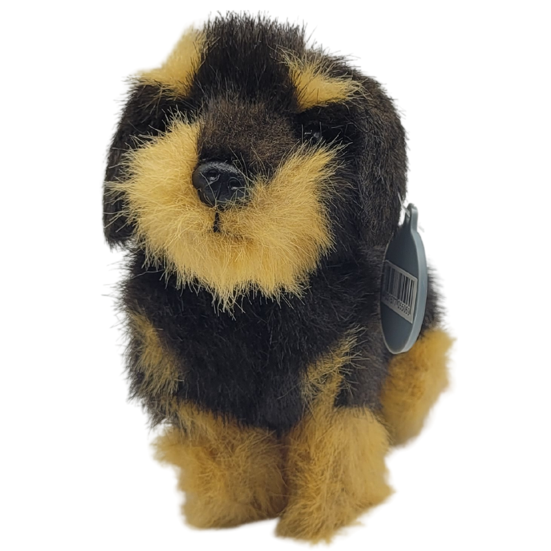 Stofftier Rauhaardackel sitzend