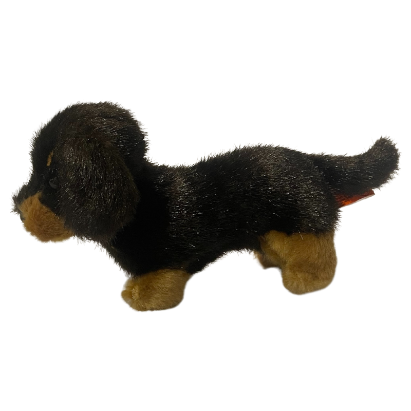 Stofftier Dackel Kurzhaar stehend