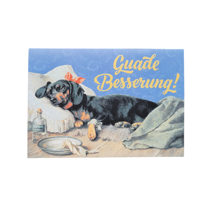 Klappkarte "Guade Besserung"