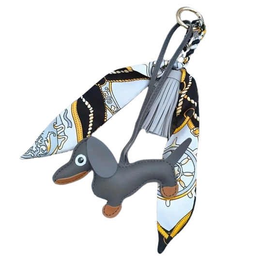 Lederdackelanhänger de luxe