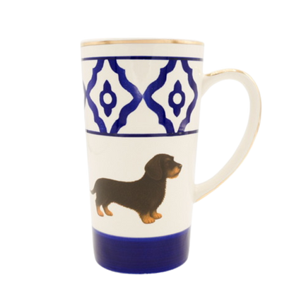 Teetasse aus Keramik mit Goldrand