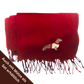 Schal mit Dackelstickerei