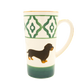 Teetasse aus Keramik mit Goldrand