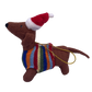 Gestrickter Weihnachtsdackel