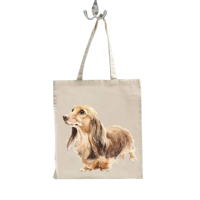 Einkaufstasche „Lily, Dackel“