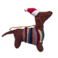 Gestrickter Weihnachtsdackel