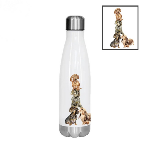 Isolierte Trinkflasche, Dackel-Showteam