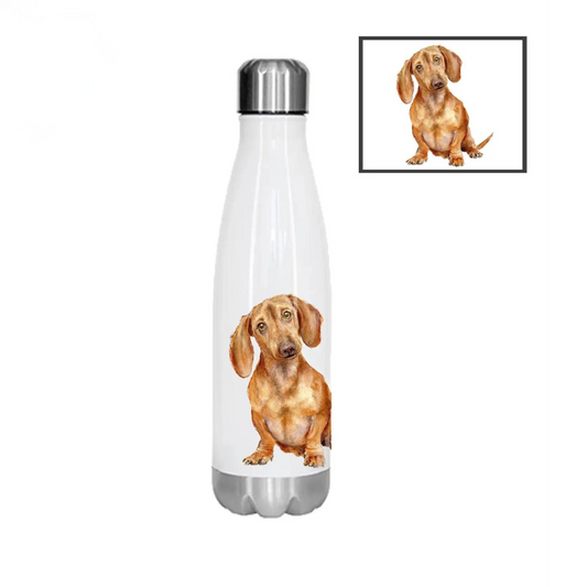 Isolierte Trinkflasche, Pip, Dackel