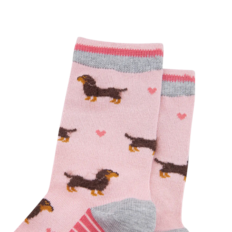 Damen-Bambussocken in Rosa
