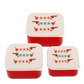 3er Set Snackbox, Lunchbox, Brotdose