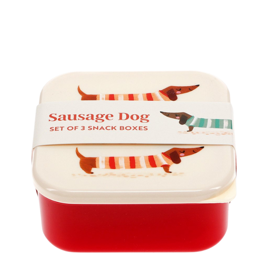 3er Set Snackbox, Lunchbox, Brotdose