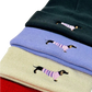 Bestickte Mütze mit Dackelmotiv, Unisex