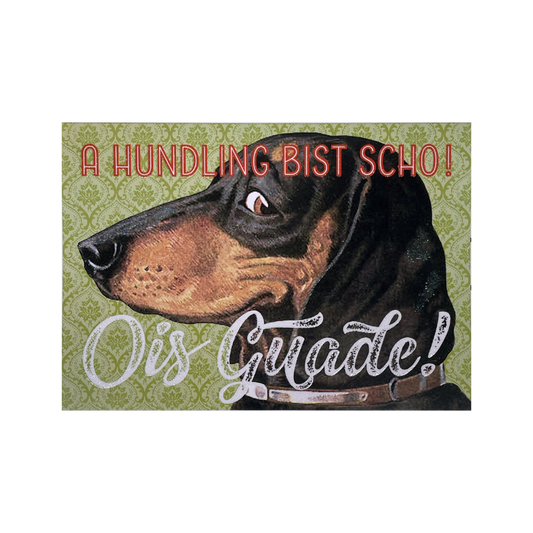 Klappkarte "Ois Guade"