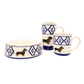 Teetasse aus Keramik mit Goldrand