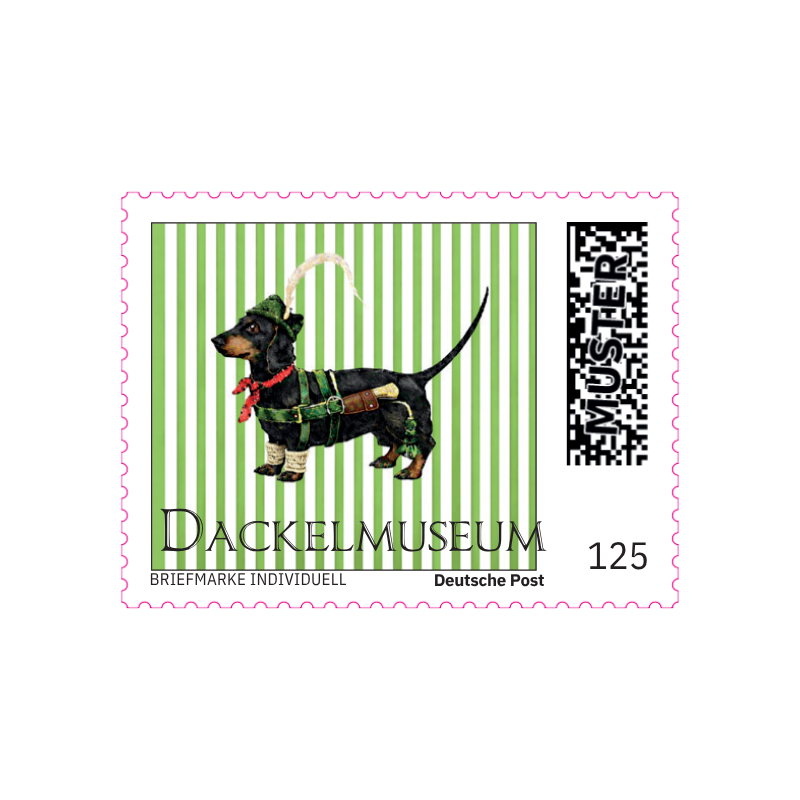 Dackelbriefmarken exklusiv fürs Dackelmuseum