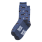 Herren-Bambussocken - Denimblau, Dackel Matrosenanker