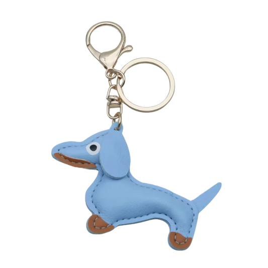 kleiner Schlüsselanhänger aus Leder