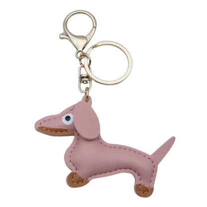 kleiner Schlüsselanhänger aus Leder
