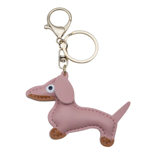kleiner Schlüsselanhänger aus Leder