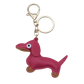 kleiner Schlüsselanhänger aus Leder