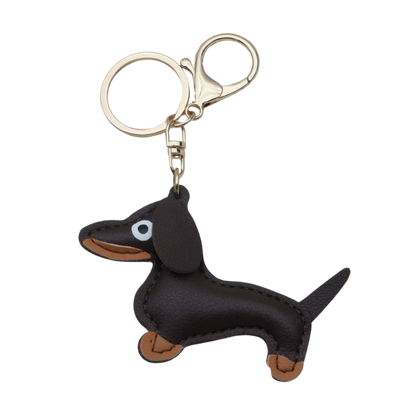 kleiner Schlüsselanhänger aus Leder