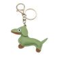 kleiner Schlüsselanhänger aus Leder