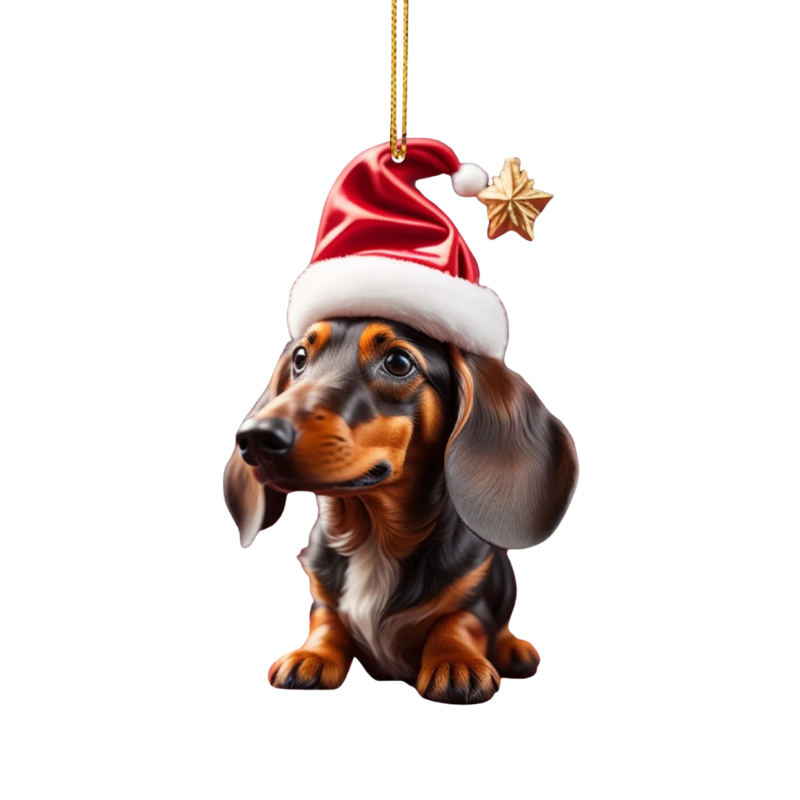 Christbaumanhänger "Funny Dachshund"
