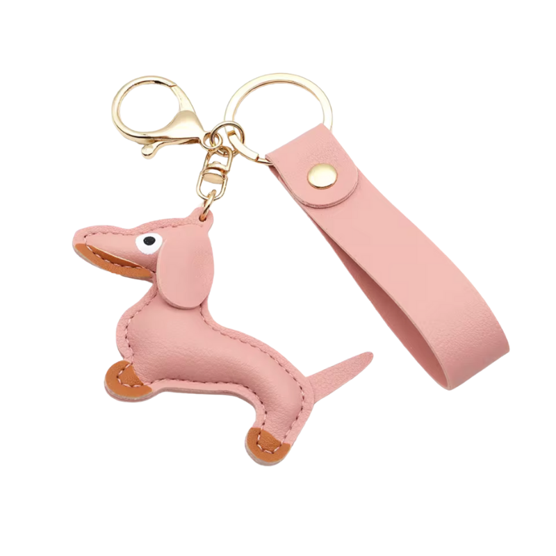 Schlüsselanhänger mit Lederband