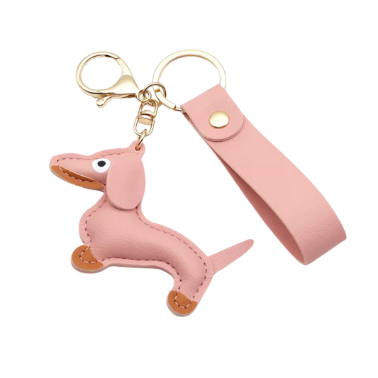 Schlüsselanhänger mit Lederband