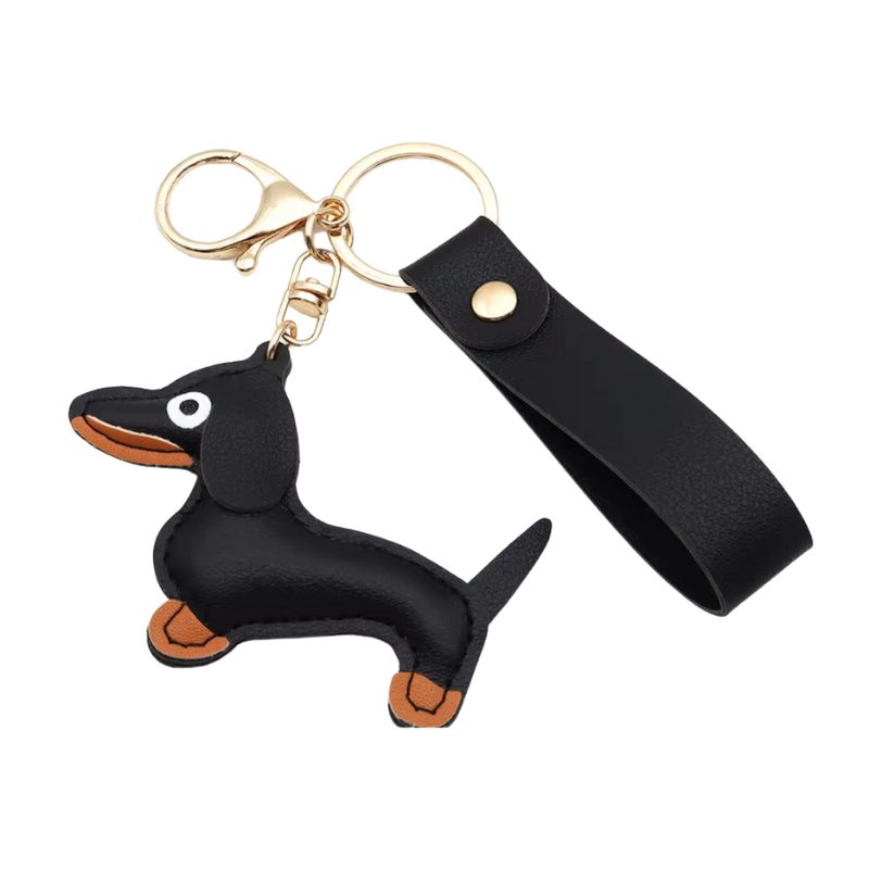 Schlüsselanhänger mit Lederband